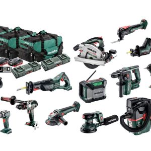 Metabo Brushless 15 Piece Cordless 18 V Battery Combo Kit MET18MX15LB4HD455GU - SKU Metabo:AU69000230