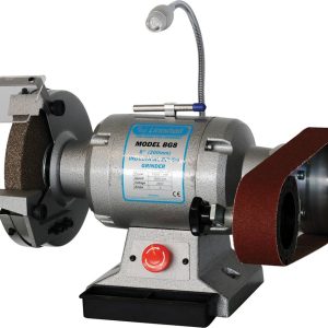 Linishall Combined Wheel & Belt Grinder 8'' (200mm) Model - SKU Linishall:BG8-915