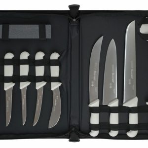Starrett Butcher Knife Set 11 Pc White - SKU Starrett:BKK-11W Starrett Butcher Knife Set 11 Pc White - SKU Starrett:BKK-11W