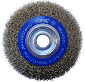 Josco Tomcat Brumby Brass Wheel Brush - SKU Josco Tomcat Brumby:Brass_WB