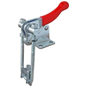 ITM Toggle Clamp Stainless Steel Corner Latch Flanged Base Str Handle 900kg Cap 154mm Reach - SKU ITM:CH-40344-SS ITM Toggle Clamp Stainless Steel Corner Latch Flanged Base Str Handle 900kg Cap 154mm Reach - SKU ITM:CH-40344-SS