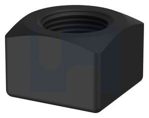 Hobson Engineering 7/8UNF Plain Finish Track Nut Square Grade 8 Imperial Hobson CNTG8QF087 Pack of 25 - SKU Hobson Engineering:CNTG8QF087