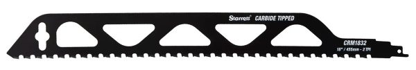 Starrett Cement Carbide Recip Blade 454mm 32 Tooth - SKU Starrett:CRM1832-1 Starrett Cement Carbide Recip Blade 454mm 32 Tooth - SKU Starrett:CRM1832-1