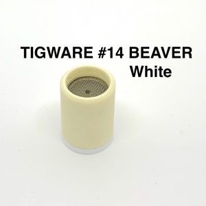 Tigware Ceramic Nozzles White Size 14 For 9/20 and 17/18/26 Series Torch - SKU Tigware:Ceramic14