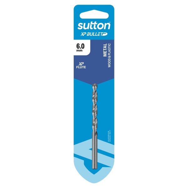 Drill D220 Jobber HSS Xp Bullet Carded 6.0mm - SKU Sutton Tools:D220H0600