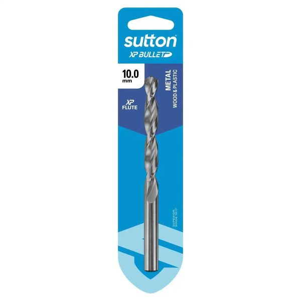 Drill D220 Jobber HSS Xp Bullet Carded 10.0mm - SKU Sutton Tools:D220H1000