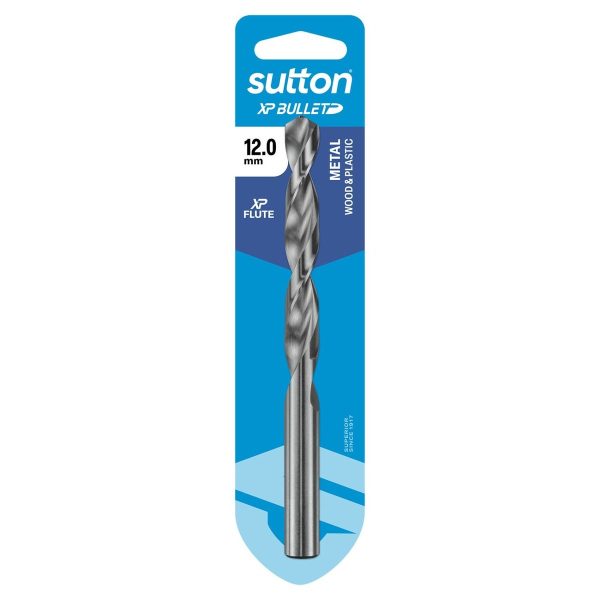 Drill D220 Jobber HSS Xp Bullet Carded 12.0mm - SKU Sutton Tools:D220H1200