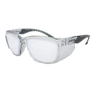 Maxi Safe Rayzr Safety Glasses Clear Frame Clear Lens - SKU Maxi Safe:ERZ383