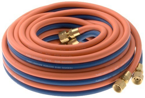 Tesuco Twin Hose 15 Metres Oxygen/ Lpg 10mm ID - SKU Tesuco:GWTW1OL15