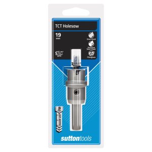 Sutton Tools TCT Hole Cutter H118 19 x 5mm HMTS - SKU Sutton Tools:H1180190