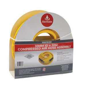 Alemlube Compressed Air Hose Assembly 10mm ID x 20m - SKU Alemlube:HA1020