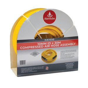 Alemlube Compressed Air Hose Assembly 10mm ID x 30m - SKU Alemlube:HA1030