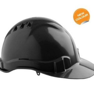 ProChoice V6 Hard Hat Vented Pushlock Harness Black Pro Choice - SKU ProChoice:HHV6-BK