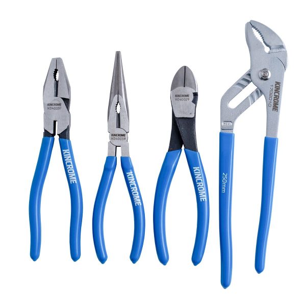 Kincrome 4 Piece Vinyl Grip Plier Set - SKU Kincrome:K040064