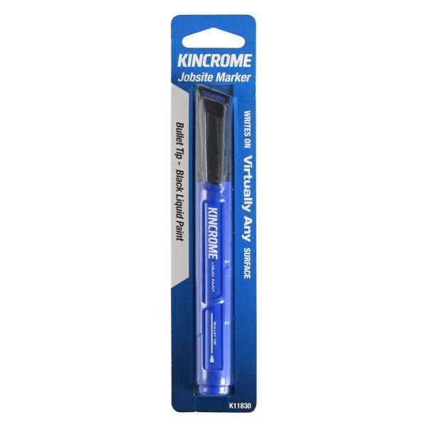 Kincrome Paint Marker Bullet Tip Black - SKU Kincrome:K11830