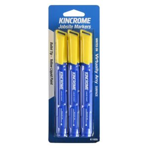 Kincrome Paint Marker Bullet Tip 3 Piece Yellow - SKU Kincrome:K11835 Kincrome Paint Marker Bullet Tip 3 Piece Yellow - SKU Kincrome:K11835