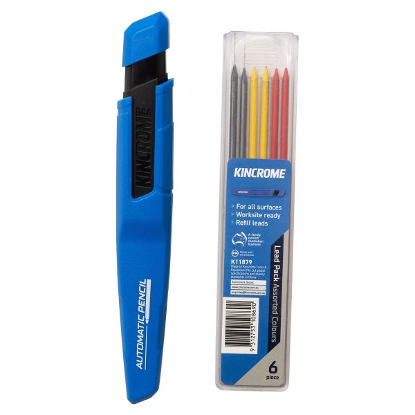 Kincrome Automatic Mechanical Pencil & Assorted Refill Pack - SKU Kincrome:K11873