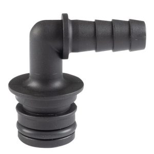 Kincrome Connector - 3/4" Quick Connect X 1/2" Hose Barb Elbow - SKU Kincrome:K16144