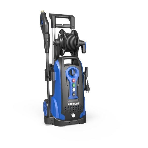 Kincrome 2100W Electric High-Pressure Washer - 2400psi - 7.2L/min - 8m Hose & Reel - SKU Kincrome:K16254 Kincrome 2100W Electric High-Pressure Washer - 2400psi - 7.2L/min - 8m Hose & Reel - SKU Kincrome:K16254
