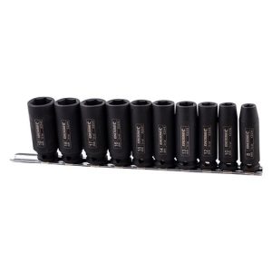 Kincrome Deep Impact Socket Rail 10 Piece 3/8" Drive - Metric - SKU Kincrome:K2093 Kincrome Deep Impact Socket Rail 10 Piece 3/8" Drive - Metric - SKU Kincrome:K2093