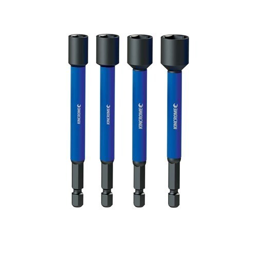 Kincrome Magnetic Nutsetter Impact Bit Mixed Pack 65mm 4 Piece - SKU Kincrome:K21508 Kincrome Magnetic Nutsetter Impact Bit Mixed Pack 65mm 4 Piece - SKU Kincrome:K21508