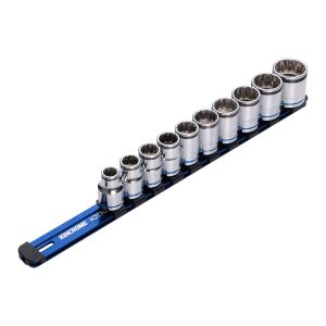 Kincrome 10 Piece 1/2" Drive Nut LOK Socket Rail Set - SKU Kincrome:K2174NL Kincrome 10 Piece 1/2" Drive Nut LOK Socket Rail Set - SKU Kincrome:K2174NL