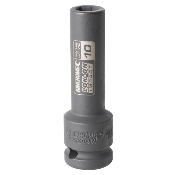 Kincrome LOK-ON Deep Impact Socket 10mm 1/2" Drive - SKU Kincrome:K27122