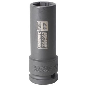 Kincrome LOK-ON Deep Impact Socket 17mm 1/2" Drive - SKU Kincrome:K27129