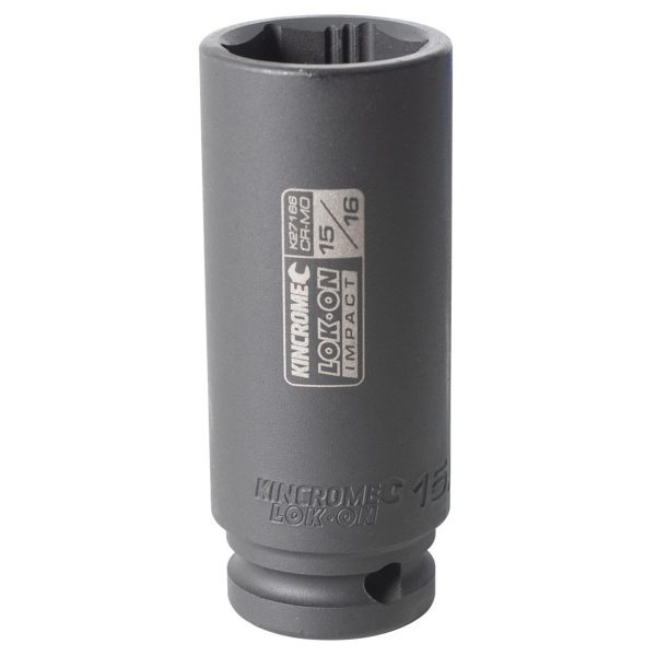 Kincrome LOK-ON Deep Impact Socket 15/16" 1/2" Drive - SKU Kincrome:K27166