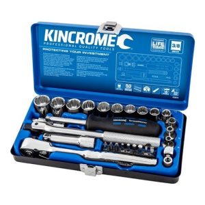 Kincrome Socket Set 29 Piece 3/8" Drive - Metric - SKU Kincrome:K28010