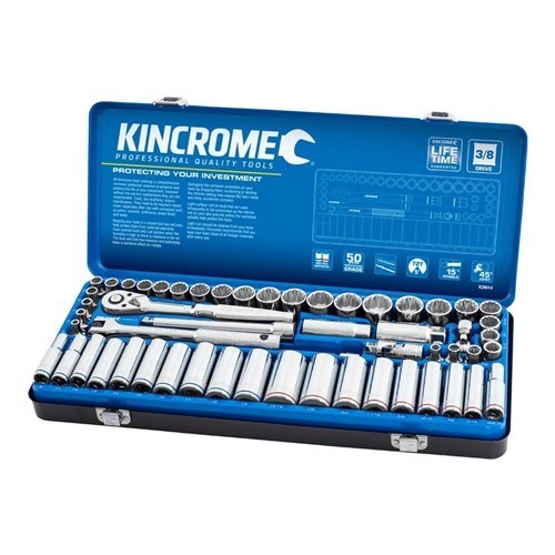 Kincrome Socket Set 57 Piece 3/8" Drive Metric & Imperial - SKU Kincrome:K28014