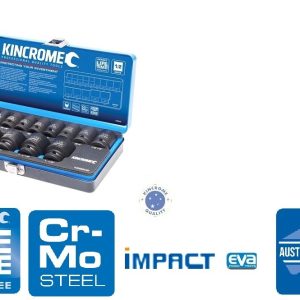Kincrome Impact Socket Set 14 Piece 1/2" Drive - Imperial - SKU Kincrome:K28202 Kincrome Impact Socket Set 14 Piece 1/2" Drive - Imperial - SKU Kincrome:K28202