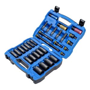 Kincrome Deep Impact Socket Set 31 Piece 1/2" Drive- Metric - SKU Kincrome:K28209 Kincrome Deep Impact Socket Set 31 Piece 1/2" Drive- Metric - SKU Kincrome:K28209