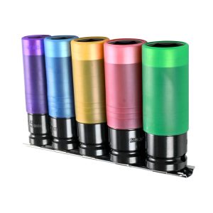 Kincrome Wheel Nut Socket Set 5 Piece 1/2 Drive - SKU Kincrome:K28216 Kincrome Wheel Nut Socket Set 5 Piece 1/2 Drive - SKU Kincrome:K28216