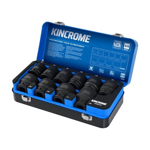Kincrome 10 Piece 3/4" Drive Impact Socket Set Metric - SKU Kincrome:K28240