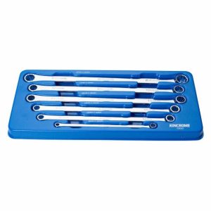 Kincrome Ring Spanner Set - 0deg Offset Extra Long 6 Piece Metric - SKU Kincrome:K3063 Kincrome Ring Spanner Set - 0deg Offset Extra Long 6 Piece Metric - SKU Kincrome:K3063