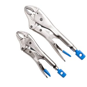 Kincrome 2Pce Curved Jaw Locking Plier Set 200 & 250mm - SKU Kincrome:K40074