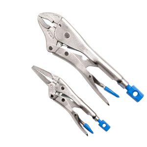 Kincrome 2Pce Looking Plier Set 180mm Long Nose & 250mm Curved Jaw - SKU Kincrome:K40076