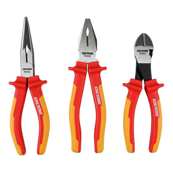 Kincrome VDE 1000V Plier Set 3 Piece - SKU Kincrome:K4009