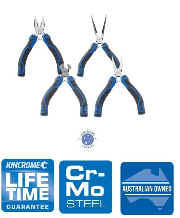Kincrome Mini Plier Set - 4 Piece - SKU Kincrome:K4225