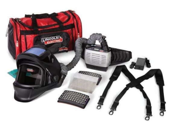 Lincoln VIKING 3250D FGS Flip Front PAPR Respiratory Welding Helmet Kit - SKU Lincoln:K4550-2-TAX Lincoln VIKING 3250D FGS Flip Front PAPR Respiratory Welding Helmet Kit - SKU Lincoln:K4550-2-TAX