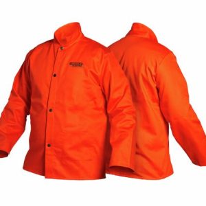 Lincoln Fire Resistant Safety Welding Orange Jacket - SKU Lincoln:K4688 Lincoln Fire Resistant Safety Welding Orange Jacket - SKU Lincoln:K4688