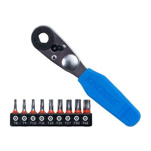 Kincrome Mini Ratchet Tamperproof TORX Bit Set 10 Piece - SKU Kincrome:K5033 Kincrome Mini Ratchet Tamperproof TORX Bit Set 10 Piece - SKU Kincrome:K5033