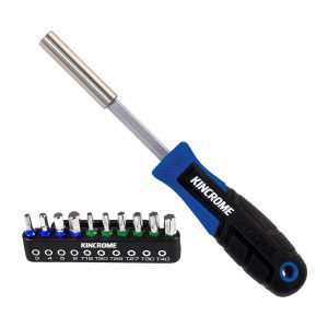 Kincrome Torque Master Hex & TORX Bit & Driver Set 11 Piece - SKU Kincrome:K5513 Kincrome Torque Master Hex & TORX Bit & Driver Set 11 Piece - SKU Kincrome:K5513