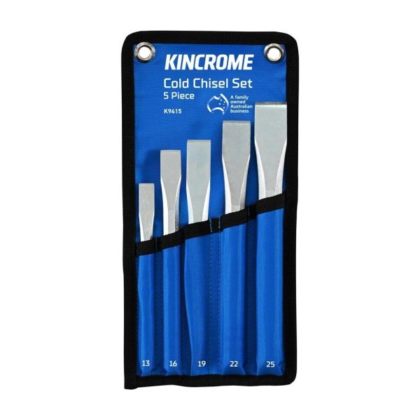 Kincrome Cold Chisel Set 5 Piece - SKU Kincrome:K9415 Kincrome Cold Chisel Set 5 Piece - SKU Kincrome:K9415