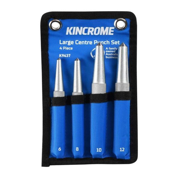 Kincrome Centre Punch Set 4 Piece Large - SKU Kincrome:K9437