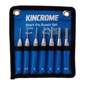 Kincrome Short Pin Punch Set 7 Piece - SKU Kincrome:K9459 Kincrome Short Pin Punch Set 7 Piece - SKU Kincrome:K9459