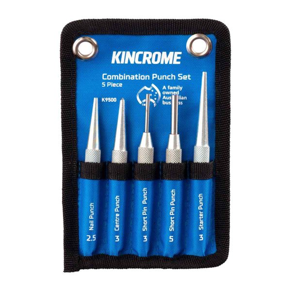 Kincrome Combination Punch Set 5 Pieces - SKU Kincrome:K9500