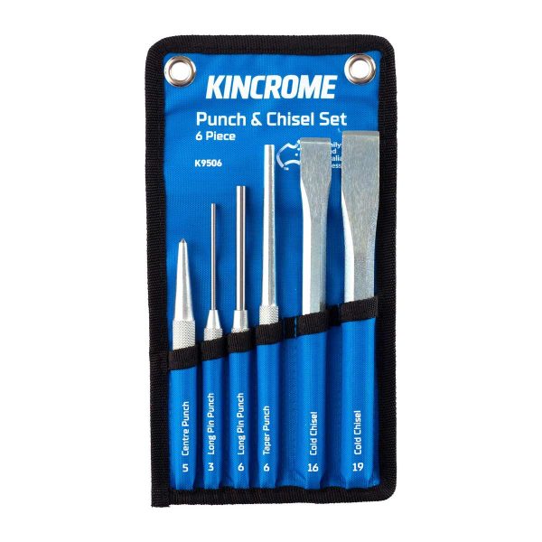 Kincrome Punch & Chisel Set 6 Piece - SKU Kincrome:K9506 Kincrome Punch & Chisel Set 6 Piece - SKU Kincrome:K9506