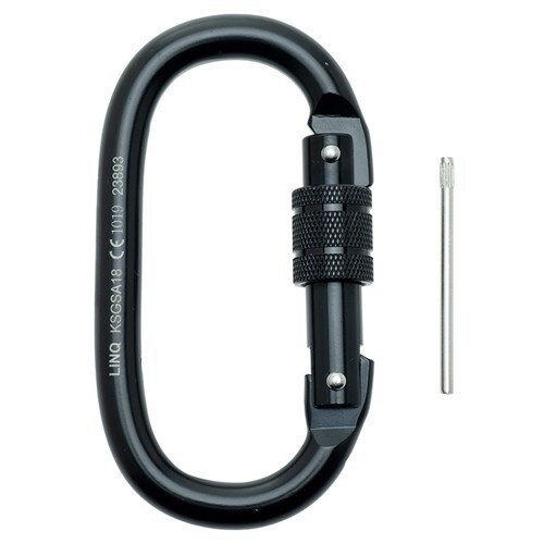 ProChoice Karabiner - Screw Gate Steel Alloy 18mm - SKU ProChoice:KSGSA18